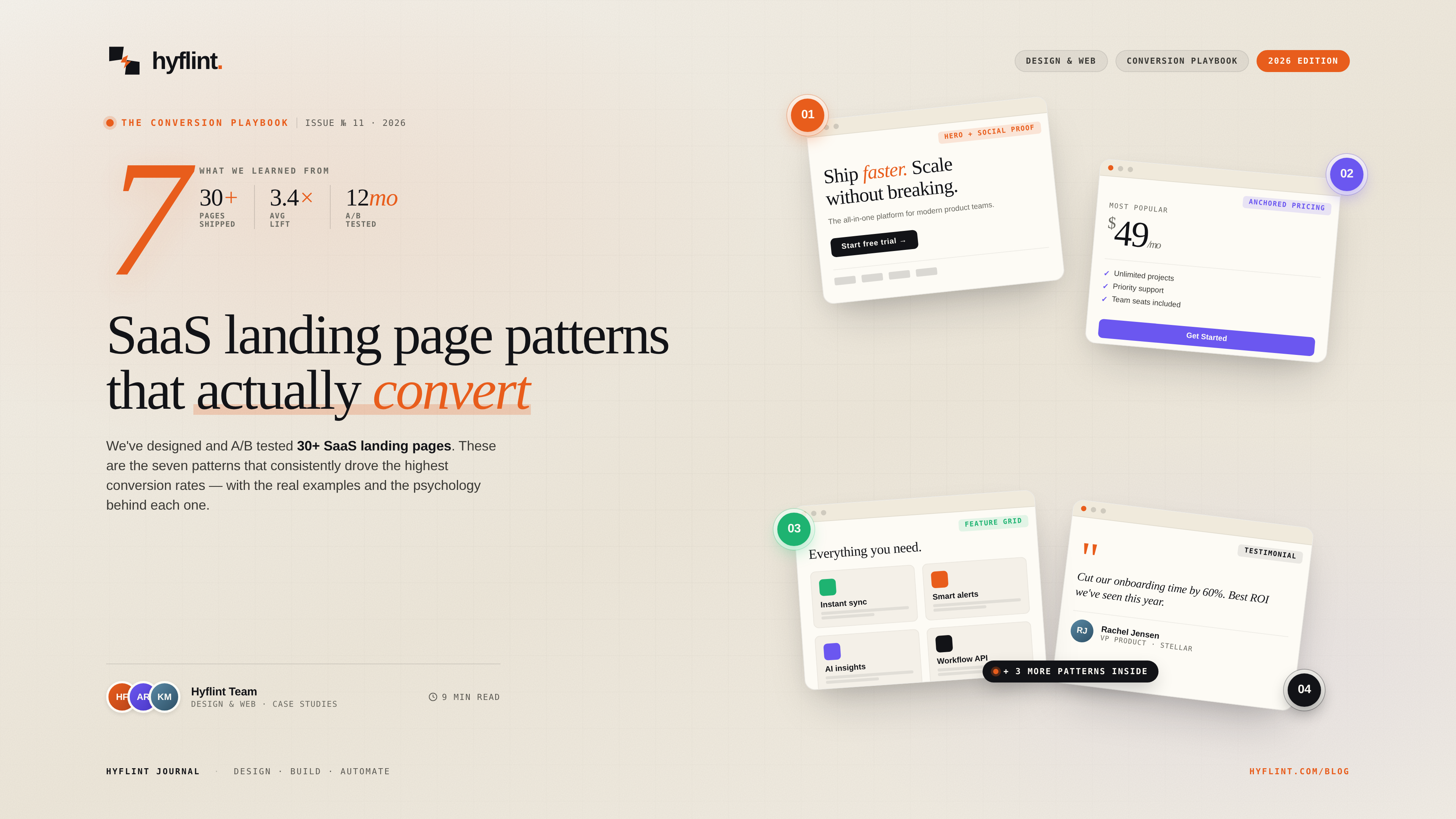 7 SaaS Landing Page Patterns That Actually Convert in 2026